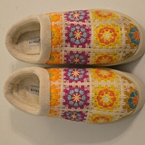 Bamboo Groovy Baby Crochet Platform Slides